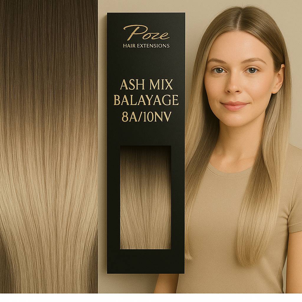 Keratin / Nail Hair Standard - 8A/10NV Ash Mix Balayage