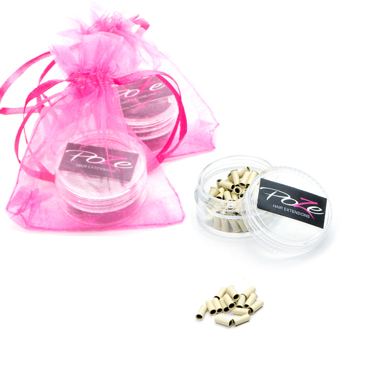 Micro Rings - 100pcs Black